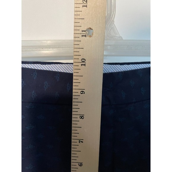 Peter Millar Shorts Mens 30 Blue Chino Nautical Knot Casual Flat Front - Picture 8 of 9